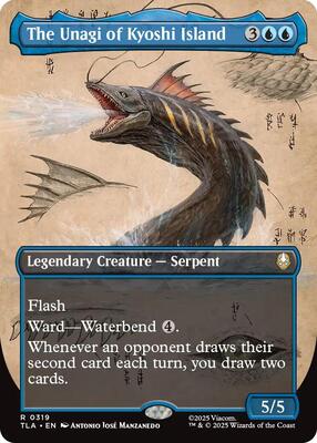 The Unagi of Kyoshi Island (Borderless) card from Avatar: The Last Airbender