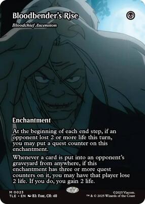 Bloodbender's Rise - Bloodchief Ascension (Borderless) card from Avatar: The Last Airbender: Eternal-Legal
