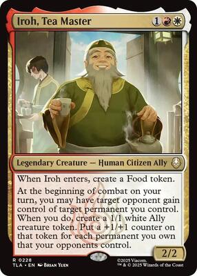 Iroh, Tea Master card from Avatar: The Last Airbender