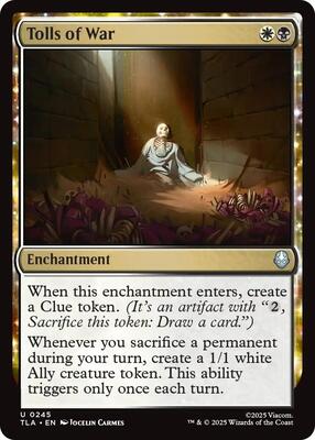 Tolls of War card from Avatar: The Last Airbender