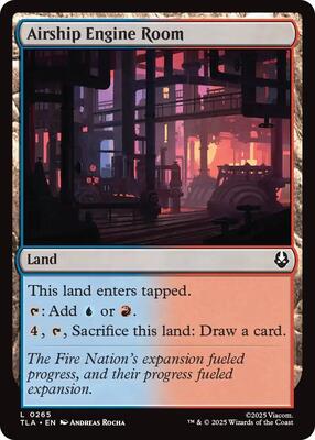 Airship Engine Room card from Avatar: The Last Airbender