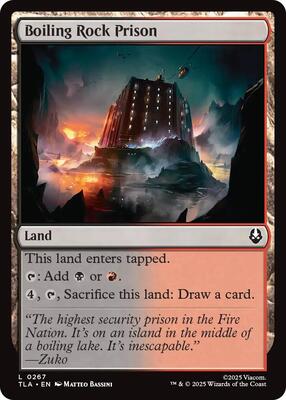 Boiling Rock Prison card from Avatar: The Last Airbender