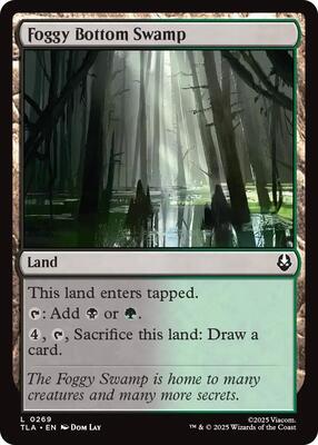 Foggy Bottom Swamp card from Avatar: The Last Airbender