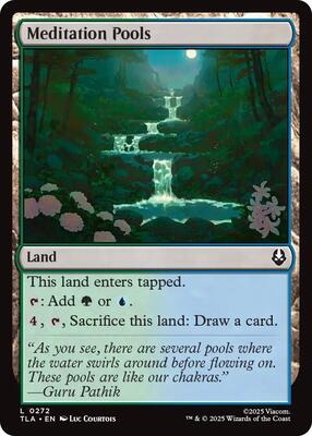 Meditation Pools card from Avatar: The Last Airbender