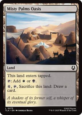 Misty Palms Oasis card from Avatar: The Last Airbender