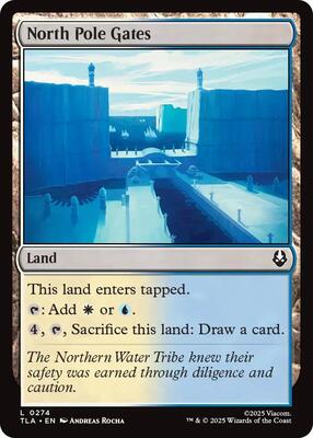 North Pole Gates card from Avatar: The Last Airbender