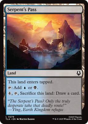 Serpent's Pass card from Avatar: The Last Airbender