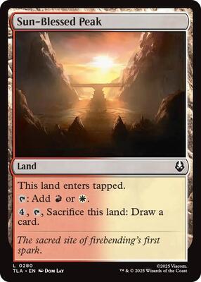 Sun-Blessed Peak card from Avatar: The Last Airbender
