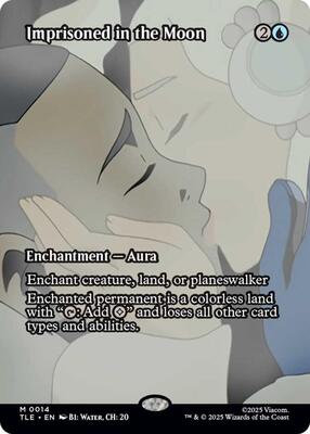 Imprisoned in the Moon (Borderless) card from Avatar: The Last Airbender: Eternal-Legal