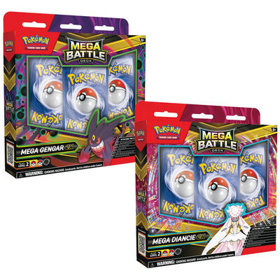 Mega Battle Deck: Mega Gengar ex/Mega Diancie ex [Set of 2] card from Miscellaneous Cards & Products
