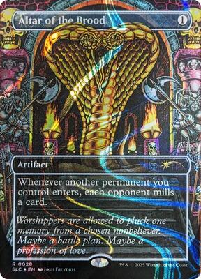 Altar of the Brood (Halo Foil) card from Secret Lair Countdown Kit
