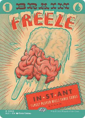 Brain Freeze card from Secret Lair Countdown Kit