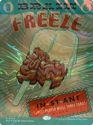 Brain Freeze (Halo Foil) card from Secret Lair Countdown Kit