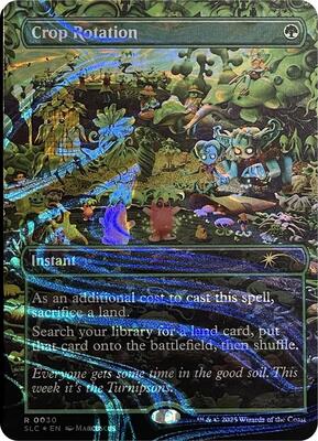 Crop Rotation (Halo Foil) card from Secret Lair Countdown Kit