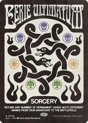 Eerie Ultimatum card from Secret Lair Countdown Kit