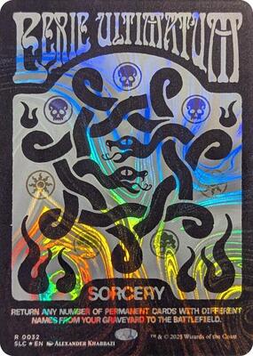 Eerie Ultimatum (Halo Foil) card from Secret Lair Countdown Kit