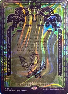 Field of the Dead (Halo Foil) card from Secret Lair Countdown Kit