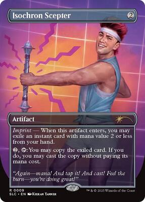Isochron Scepter card from Secret Lair Countdown Kit