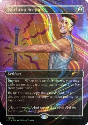 Isochron Scepter (Halo Foil) card from Secret Lair Countdown Kit