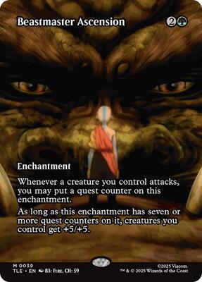 Beastmaster Ascension (Borderless) card from Avatar: The Last Airbender: Eternal-Legal