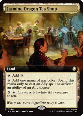Jasmine Dragon Tea Shop (Extended Art) card from Avatar: The Last Airbender