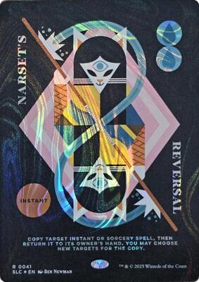 Narset's Reversal (Halo Foil) card from Secret Lair Countdown Kit