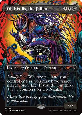 Ob Nixilis, the Fallen card from Secret Lair Countdown Kit