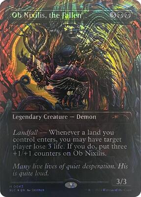 Ob Nixilis, the Fallen (Halo Foil) card from Secret Lair Countdown Kit