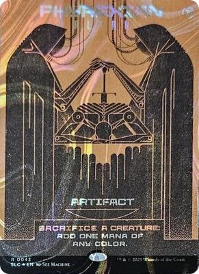 Phyrexian Altar (Halo Foil) card from Secret Lair Countdown Kit