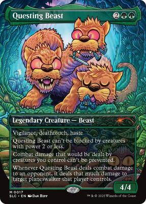 Questing Beast card from Secret Lair Countdown Kit