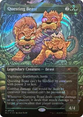 Questing Beast (Halo Foil) card from Secret Lair Countdown Kit