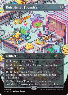 Retrofitter Foundry card from Secret Lair Countdown Kit