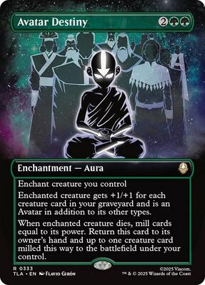 Avatar Destiny (Borderless) card from Avatar: The Last Airbender