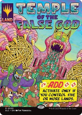 Temple of the False God card from Secret Lair Countdown Kit