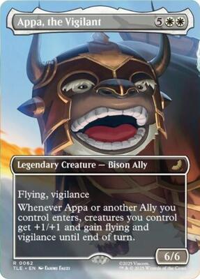 Appa, the Vigilant (Borderless) card from Avatar: The Last Airbender: Eternal-Legal