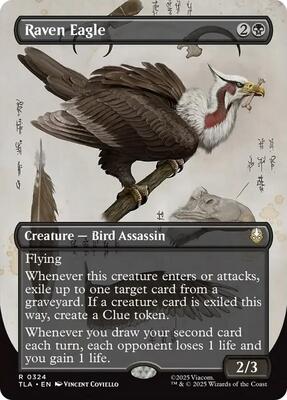 Raven Eagle (Borderless) card from Avatar: The Last Airbender