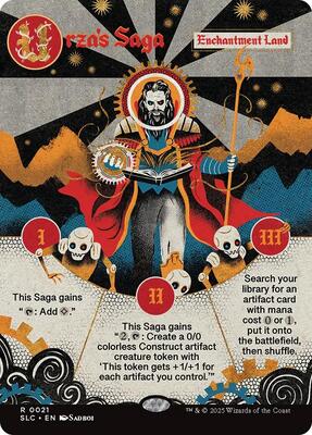 Urza's Saga card from Secret Lair Countdown Kit