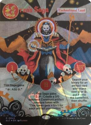 Urza's Saga (Halo Foil) card from Secret Lair Countdown Kit