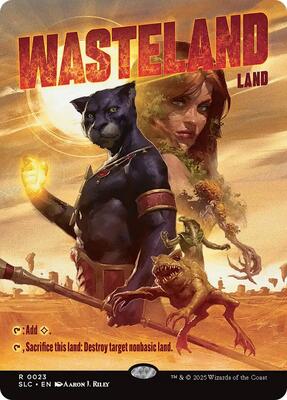 Wasteland card from Secret Lair Countdown Kit