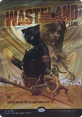 Wasteland (Halo Foil) card from Secret Lair Countdown Kit