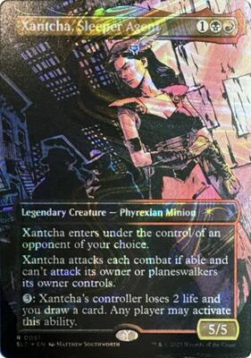 Xantcha, Sleeper Agent (Halo Foil) card from Secret Lair Countdown Kit