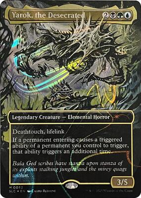 Yarok, the Desecrated (Halo Foil) card from Secret Lair Countdown Kit
