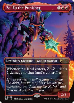 Zo-Zu the Punisher card from Secret Lair Countdown Kit