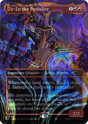 Zo-Zu the Punisher (Halo Foil) card from Secret Lair Countdown Kit