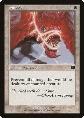 Muzzle card from Mercadian Masques