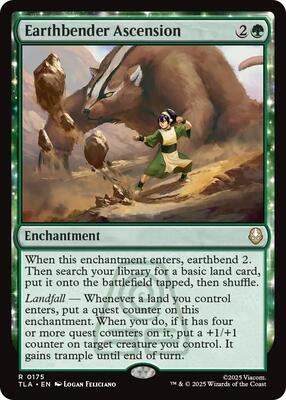 Earthbender Ascension card from Avatar: The Last Airbender