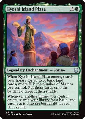 Kyoshi Island Plaza card from Avatar: The Last Airbender