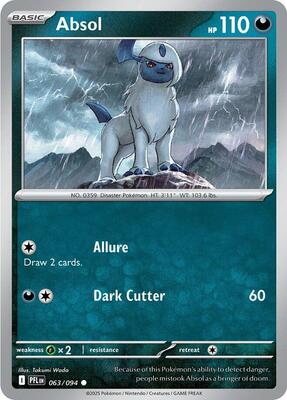 Absol card from ME02: Phantasmal Flames