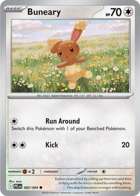 Buneary card from ME02: Phantasmal Flames