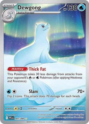 Dewgong - 097/094 card from ME02: Phantasmal Flames